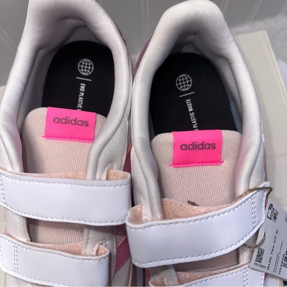 Adidas Kids Run 70s Shoes - Pink and White - Picture 7 of 10